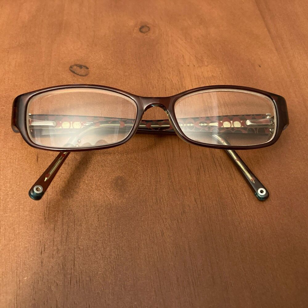 Coach NUALA 2019 BURGUNDY 50-16-135 Womans Eyeglasses FRAMES ONLY!